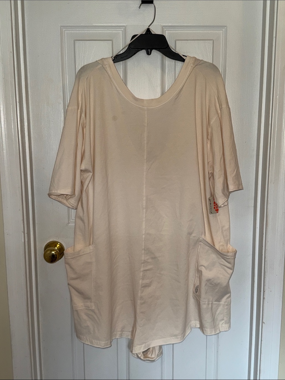 FP Movement by Free People Oversized Cream Jumpsuit Romper